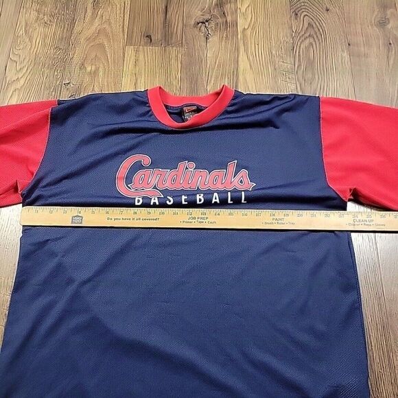 Nike Team St. Louis Cardinals T-Shirt Mens Large Polyester Dri Fit Mesh Short Sl - Picture 3 of 7